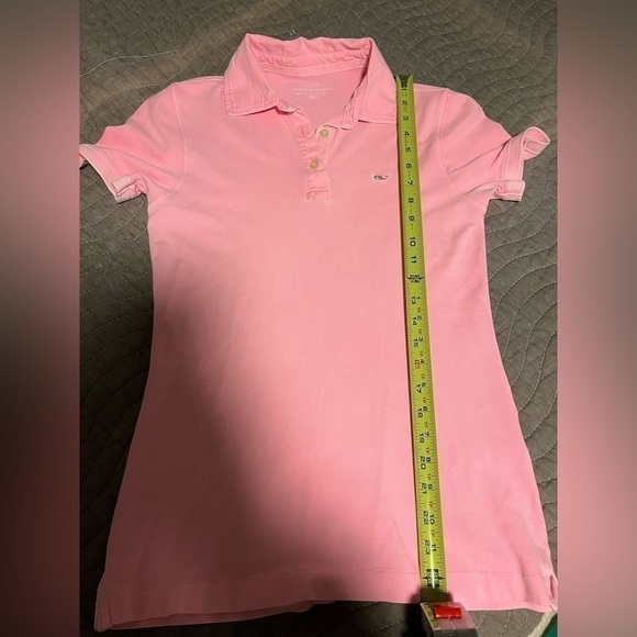 Vineyard vines Pink 1/4 button down collar Polo Shirt XXS - Picture 6 of 7